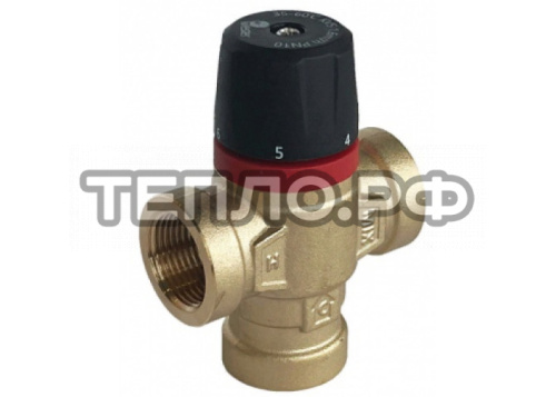 Термостатический смесительный клапан 35-60°С 1" Wester VTS3 ,Kvs1,6,PN10,НР 1" 