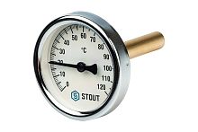 Термометр биметаллический Stout Т 63/75