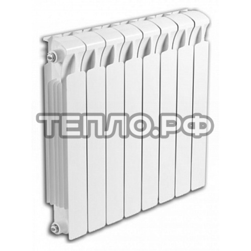 Радиатор биметал. RIFAR Monolit Ventil MVR 500  8 секций (нижнее правое подкл)