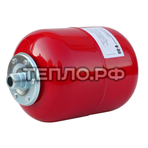 Расширительный бак на отопление    8 л. ETERNA V (цвет красный)