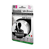QS® Mr.Bond® SMART XL Лента универсальная для оперативного ремонта течи, 50мм*3м*0,5мм, прозрачный
