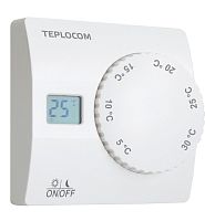 Термостат Teplocom TS-2AA/8A, проводной, реле 250В, 8А