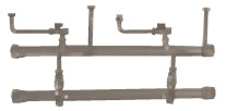 Комплект труб подачи и обратки для двух котлов LUNA Platinum+ в каскаде