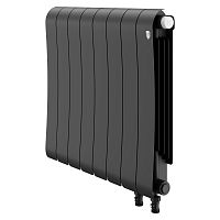 Радиатор биметаллический 500 нижн.подкл. Royal Thermo Infinity 500 Noir Sable VR80 - 8 секц.