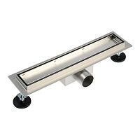 Трап горизонтальный  50 нерж 70x1200, под кладку плитки, сухой +гидрозатвор TIM