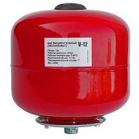 Расширительный бак на отопление   12 л. VRT (цвет красный)