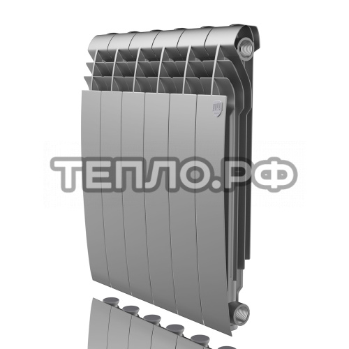 Радиатор алюминиевый Royal Thermo Biliner Alum 500 Silver Satin - 4секц