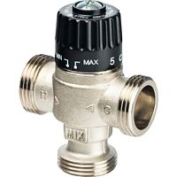 Термостатический смесительный клапан для систем отопления и ГВС 1"  НР   30-65°С KV 2,3