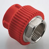 Муфта комбинир. ПП под ключ D50-1 1/2"ВР AntiFire