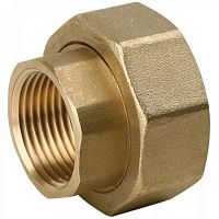 Американка разъемное соединение для насоса. Латунная1 1/2F х 1F TIM 