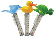 Термометр-игрушка "Дельфин" для измерения температуры воды в бассейне