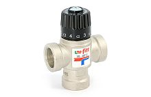 Термостатический смесительный клапан Uni-Fitt 35-60C, вн.3/4, KVS 1,6 смешение боковое
