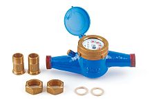 Счетчик воды сухоходный Groen DRC-25 (260мм) класс "С" корпус латунь