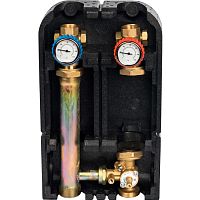 Насосная группа с 3-х ходовым приводным смесителем 3/4" с насосом Grundfos UPSO 15-65 130 STOUT