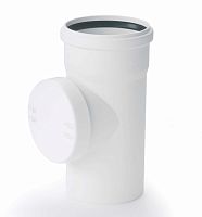 Ревизия с крышкой Polytron Stilte белая  50