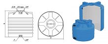 Бак для воды ATV   500 черный