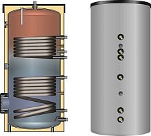 Бойлер Huch EnTec ESS-PU 300 для гелиосистем, с изоляцией