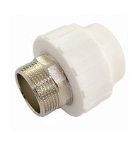 Муфта комб. (нар. рез.)  25-1 PP-R РосТурПласт