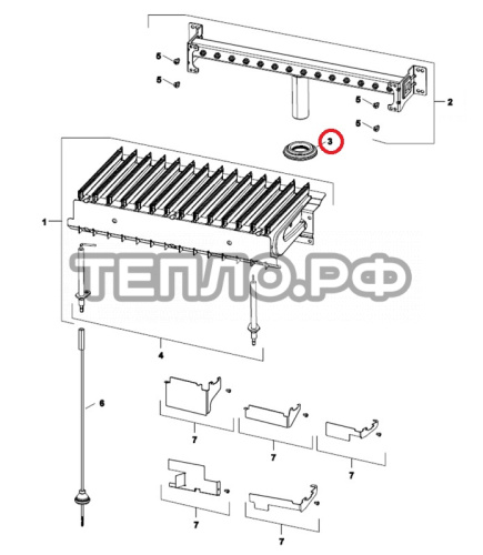 Уплотнение газовый трубы WBN2000