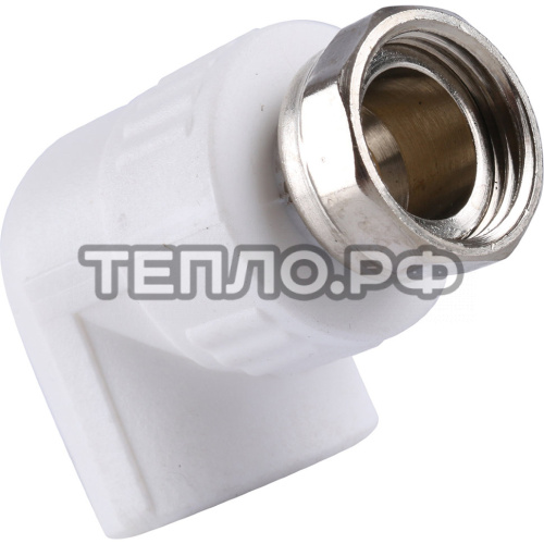 Угольник с накидной гайкой 32х1 1/4" PP-R Kalde