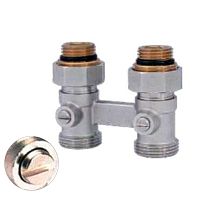 Блок д/2х-трубной сист. прям. 3/4(евроконус) TIM с ниппелем 1/2" Блок д/2х-трубной сист. прям. 3/4(евроконус) TIM с ниппелем 1/2"