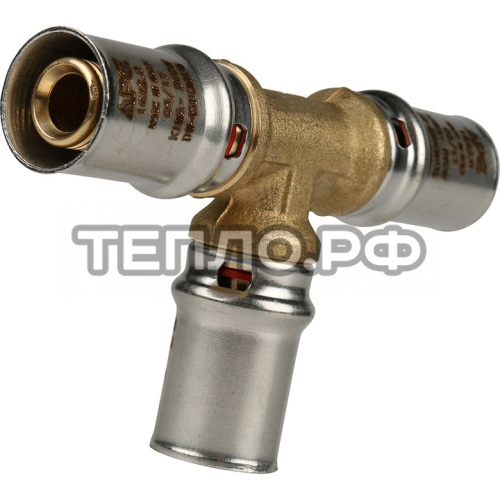 SFP-0006-202020 STOUT Тройник равнопроходный 20х20х20 для металлопластиковых труб прессовой