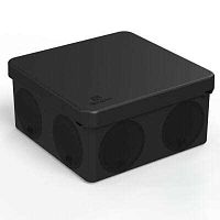 Коробка распределительная 60-0300-9005 для прямого монтажа двухкомпонентная безгалогенная (HF) черна
