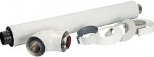 Комплект коаксиальный D 60/100mm  850мм (труба+колено) Vaillant Pro, Plus, Protherm Пантера, Гепард STOUT SCA-6010-230850