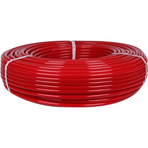 Труба PEX-A 16x2,0 STOUT (бухта 100м) с антидиф.слоем EVOH, красная ПРОДАЖА БУХТОЙ
