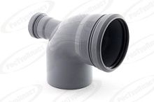 Отвод с выходом фронт-тыл 110/50x90 ПОЛИТЭК