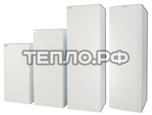Эл.водонагреватель  500л. верт., нерж., напольн., квадр., NIBE VLM 500 S - 2x6kW
