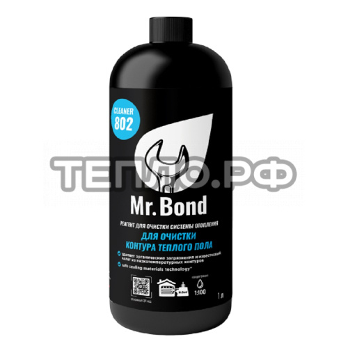 Mr.Bond Cleaner 802  Реагент для очистки контура теплого пола