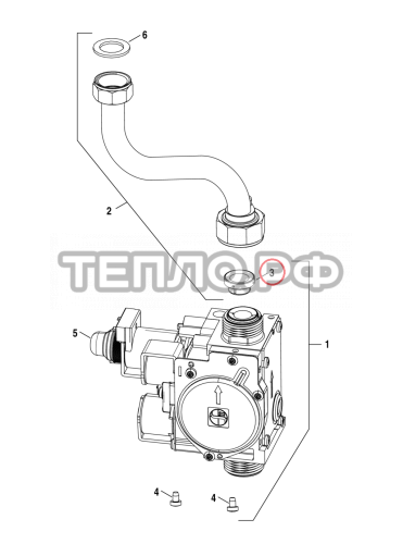 Уплотнение газовой арматуры 871860034A0