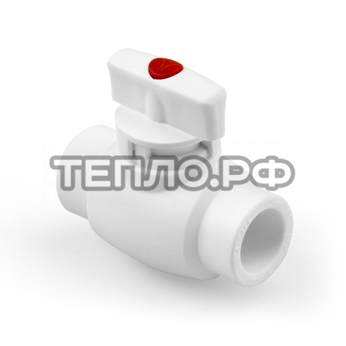 Кран шаровой 20 стандартный с ручкой бабочкой PP-R PRO AQUA