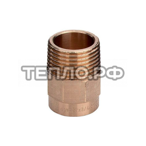 Муфта Н-пайка 28х3/4" для медных труб под пайку 4243g Sanha