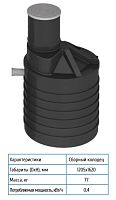 Колодец сборно-распределительный (1,1 куб.м) с насосом