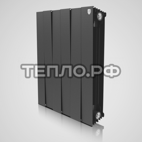 Радиатор биметал. ROYAL THERMO PianoForte 500 new/Noir Sable -10 секц