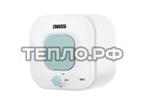 Эл.водонагреватель   10л. под мойк., эмал., квадр., ZANUSSI ZWH/S 10 Mini U (Green)