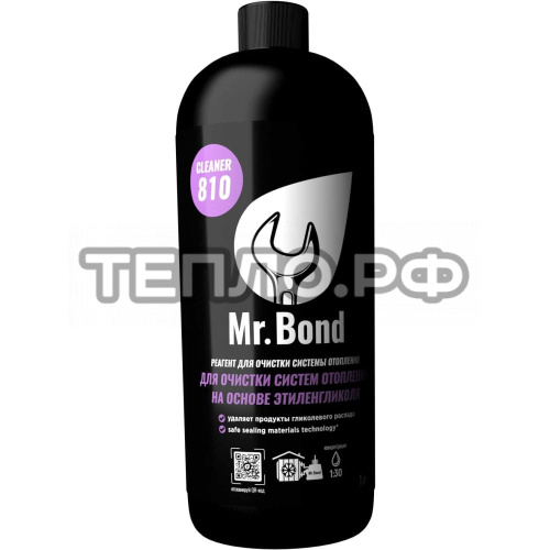 Mr.Bond Cleaner 810 Реагент для очистки систем отопления на основе этиленгликоля