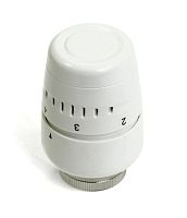Головка термостатическая M30x1,5 TIM бeлый плacт. 0401