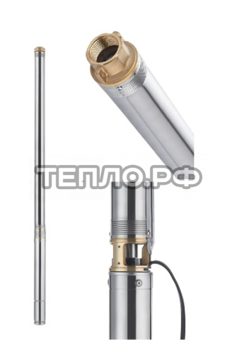 Насос скважинный Hmax=102м Qmax=6,0м3/ч кабель 50м UNIPUMP MINI ECO 4-57 (3")