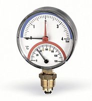 Термоманометр радиал. 0-10бар 80мм 1/2" ТМRA Watts 03.33.005/10025525