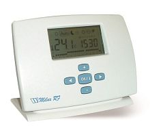 Термостат Watts Milux-RF (5-35"С,10А,220В) с LCD дисплеем комнатный (радио) недельный