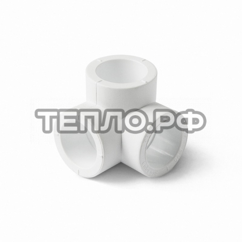 Тройник двухплоскостной 25 PP-R РосТурПласт