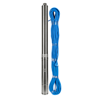 Насос скважинный Hmax= 98м Qmax=7,8м3/ч кабель 15м Aquario  ASP4E-80-90