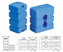 Бак для воды АТP  800 синий с поплавком