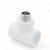Тройник комб. (нар. рез.) 20-1/2" PP-R РосТурПласт