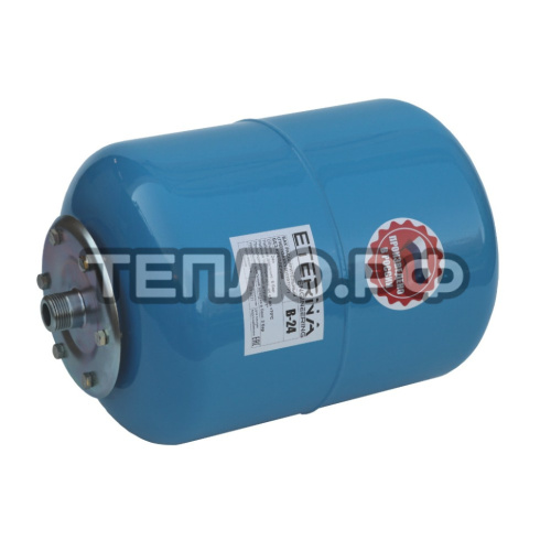 Гидроаккумулятор вертикальный   24 л. ETERNA (цвет синий)