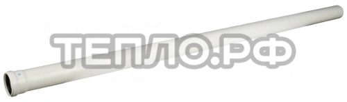 STOUT Элемент дымохода Ø80 труба 2000 мм п/м (групповая упаковка 6 шт) лого