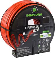 Шланг 3/4" 25м 5-слойный красный, армированный Bravura (19мм)